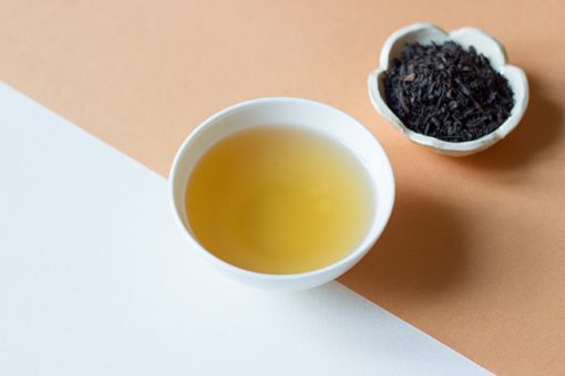 Thé fumé bio appelé "lapsang souchong"