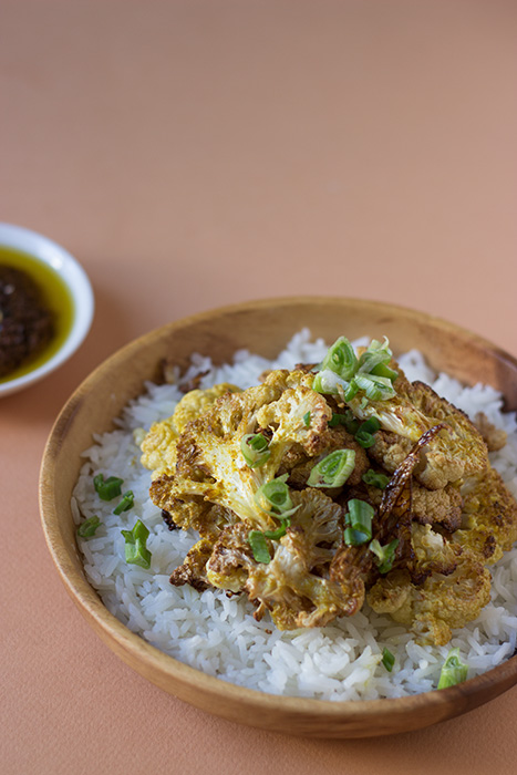 chou-fleur rôti au miso