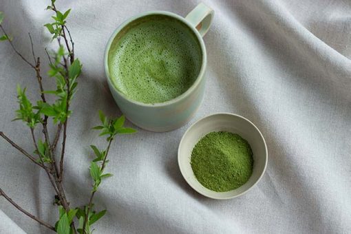 Sakura matcha pour latte