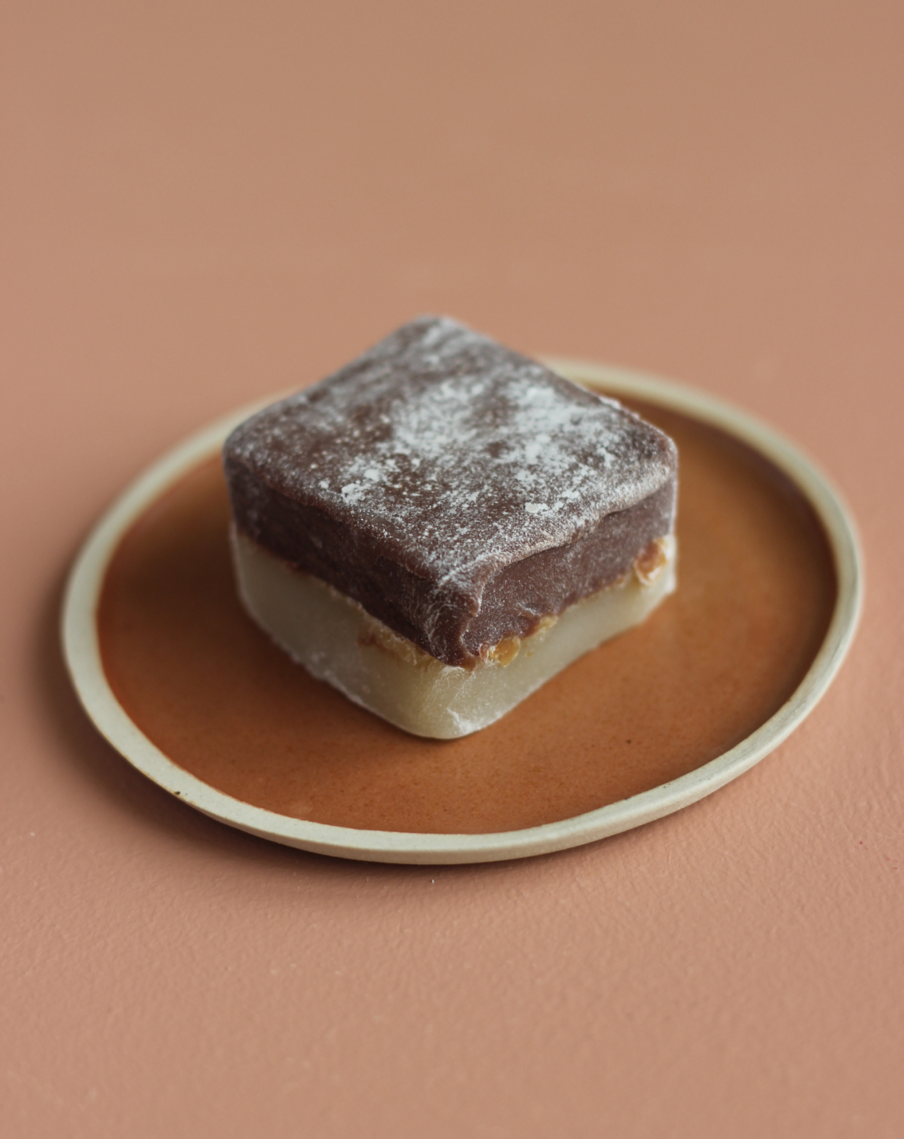 Mochi cube cacahuète-chocolat