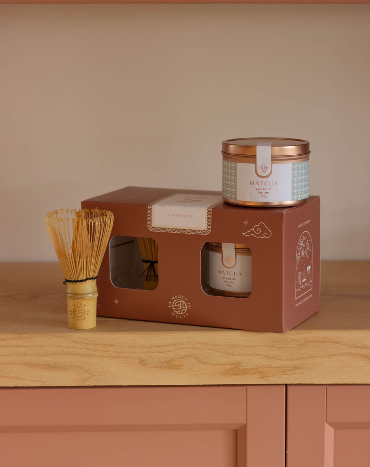 Coffret Omiyague "matcha & chasen" - Box fête des mères